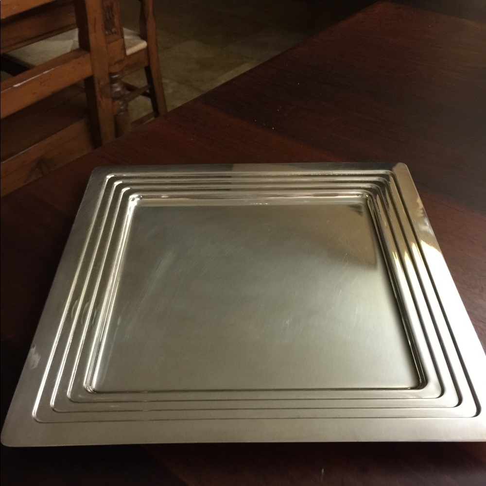 Vintage 1987 Ricci Silversmiths Serving Tray